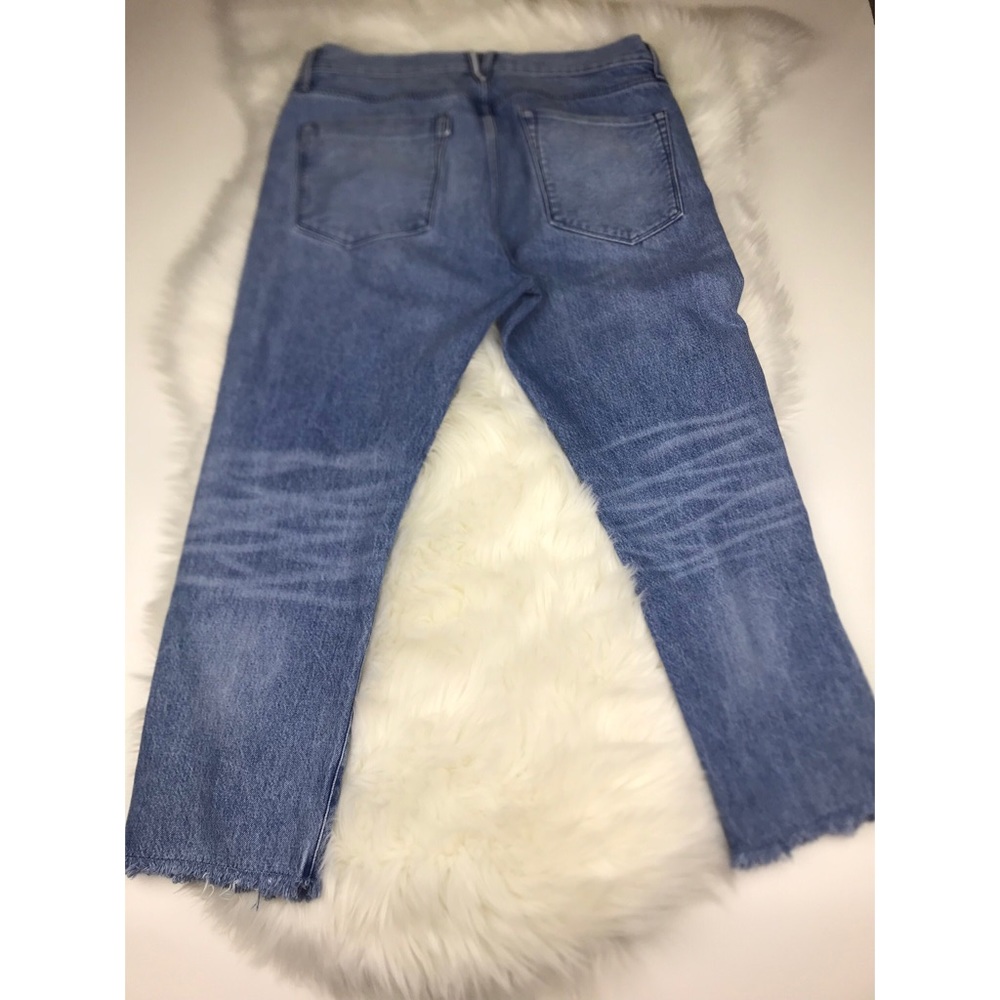 3X1  STELLA Straight Crop Frayed Jeans Sz 29 - Picture 8 of 8